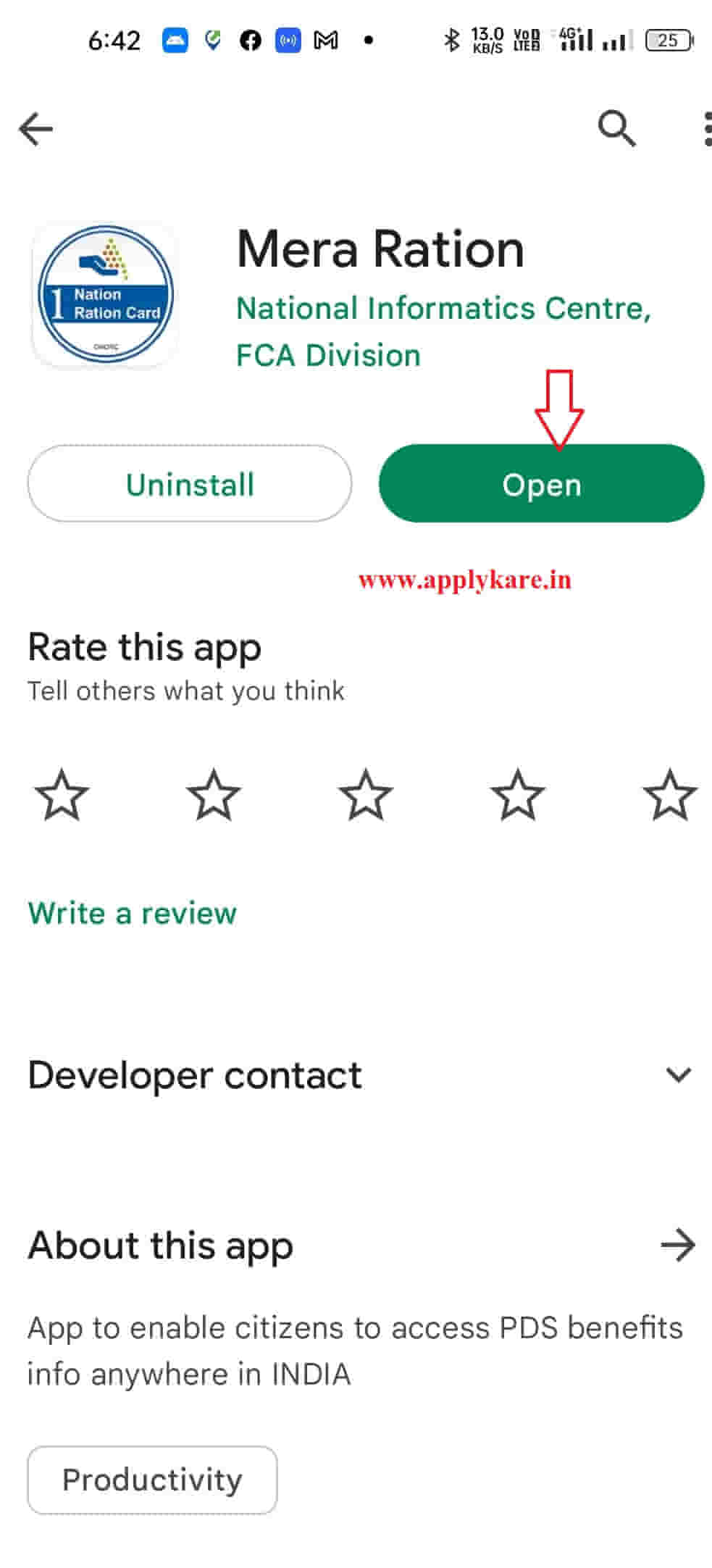 Mera Ration App download kaise kare