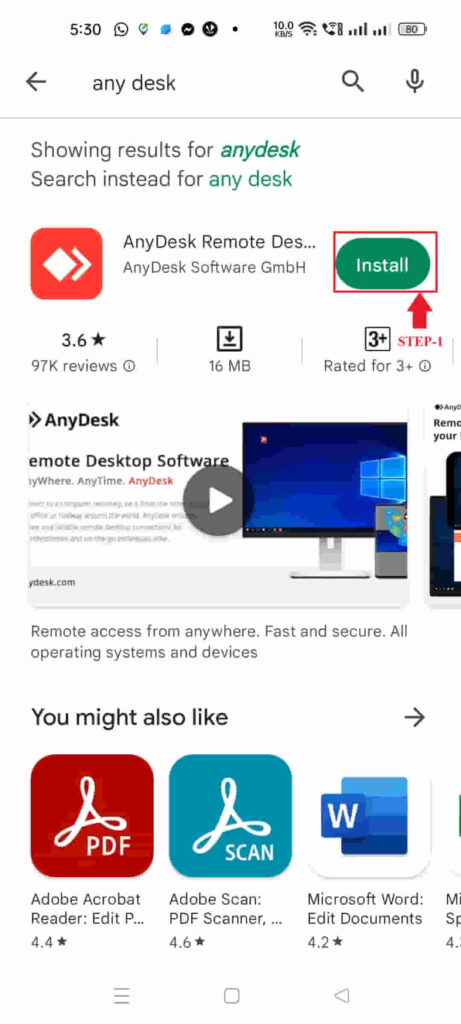 anydesk app download for mobile