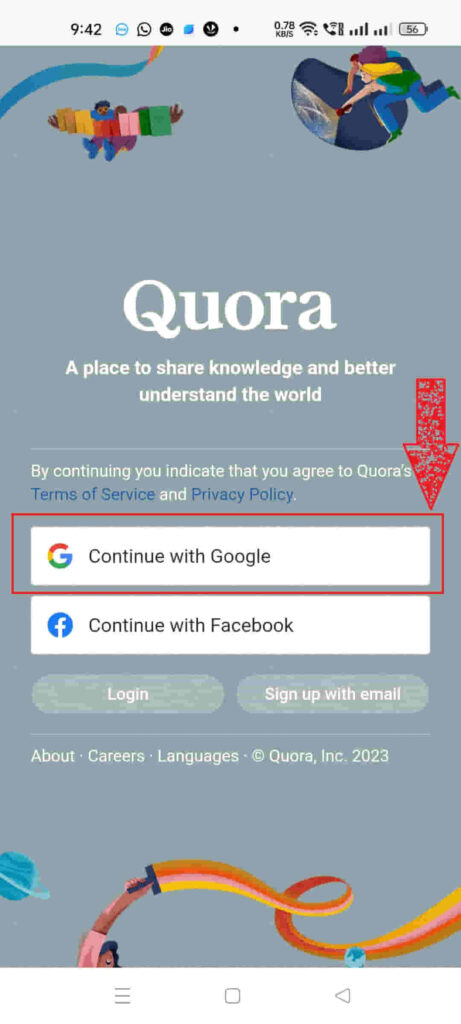 quora par account kaise banaye