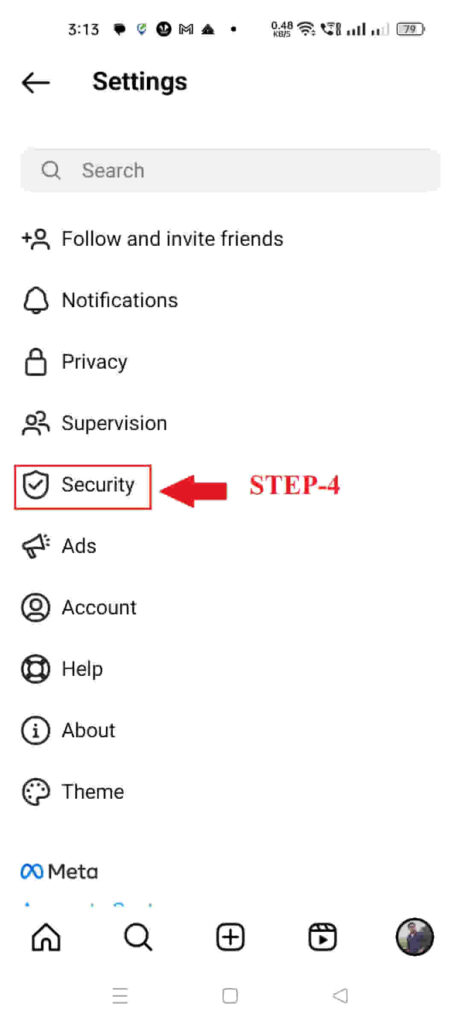 instagram password change mobile se kaise kare