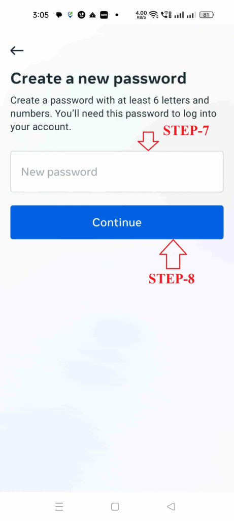instagram password forgot kaise kare mobile se