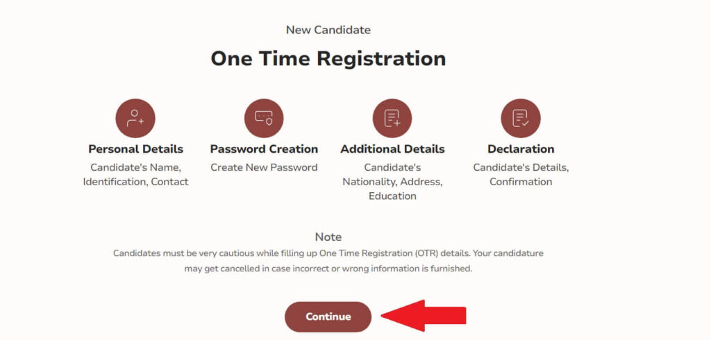 ssc otr registration kaise kare