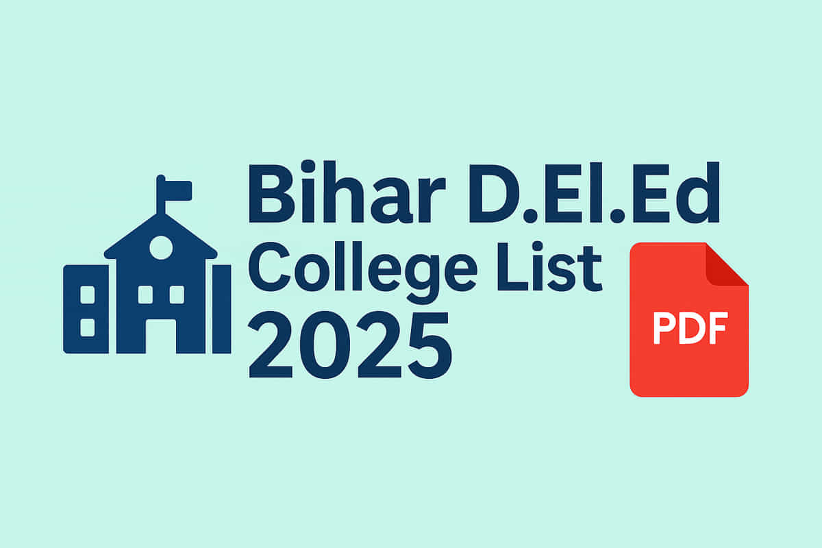 Bihar DELED College List