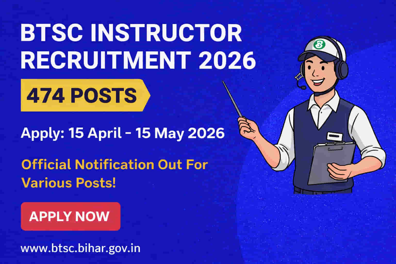 BTSC Instructor Recruitment