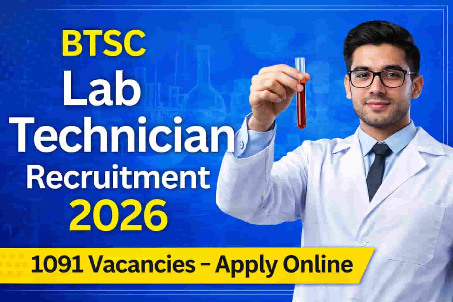 BTSC Lab Technician Recruitment 2026