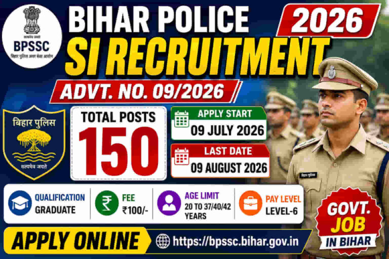 Bihar Police SI Recruitment 2026